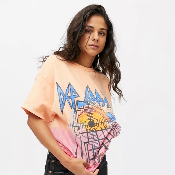 Def Leppard Urban Outfitters Oversized 